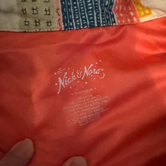 Nick & Nora Multicolor City Print Pajama Set - Picture 2 of 4